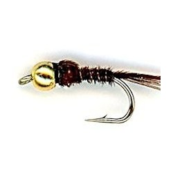 beaded pheasant tail button