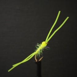 hot head fl yellow perfect rubber blood worm( )