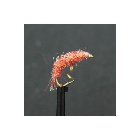 salmon pink weighted flash shrimp