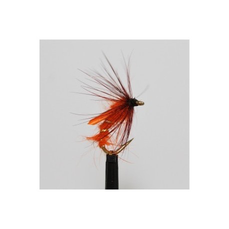 orange and claret emerger buzzer