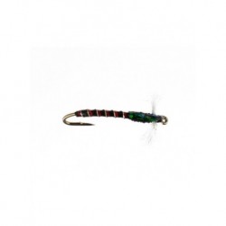 crystal chironomid black and red