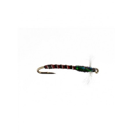 crystal chironomid black and red