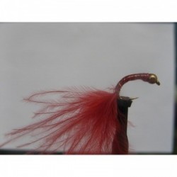 gold head epoxy marabou b w