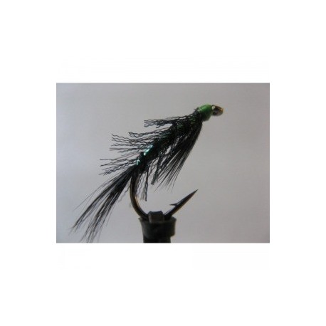 organza black green diawl bach