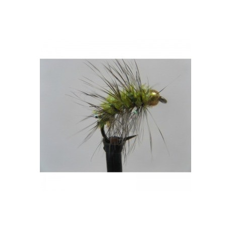 gold head grizzle yellow