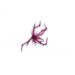 claret daddy long legs rubber legs goldhead l
