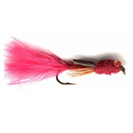 claret damsel nymph button