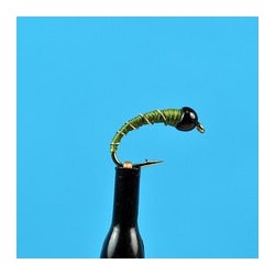 Bead Head Midge Olive Silver