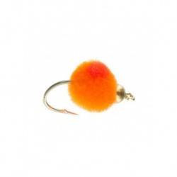 beadhead glo bug burnt orange flame