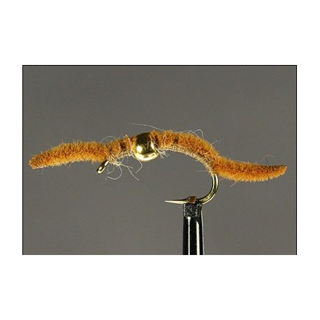 San Juan Worm Bead Head Worm Brown Side