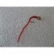 gold head epoxy flexifloss bloodworm