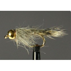 Hares Ear Bead Head Natural Gray Side