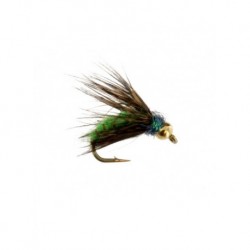 beadhead circus caddis chartreuse