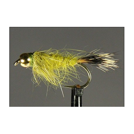 Hares Ear Bead Head Light Olive Side