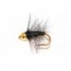 Black Palmer Wet Fly Goldhead l
