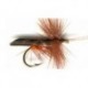 dark brown hornded caddis button