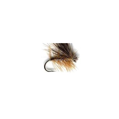 dark wing gray elk hair caddis button