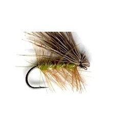 dark elk hair caddis button