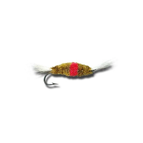 Bomber Olive And Red Steelhead Fly