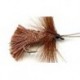 brown goddards caddis button