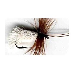 white goddards caddis button