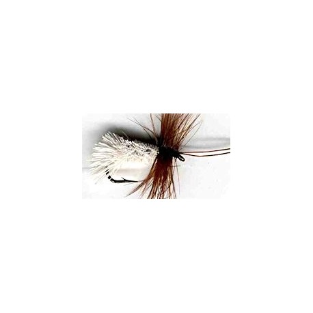 white goddards caddis button