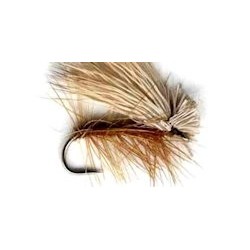 brown elk hair caddis button