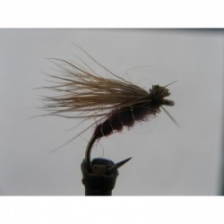 claret elk hair emerger
