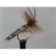 light brown horned sedge