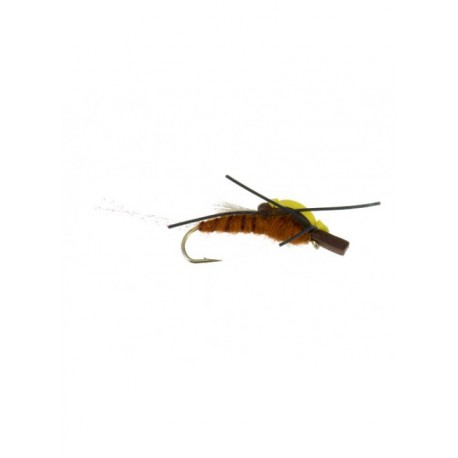 floating stonefly brown