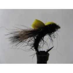black ethafoam sedge emerger
