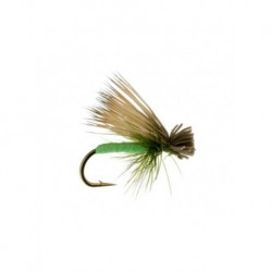 foam caddis bright green