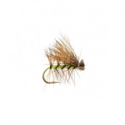 elk hair hair caddis flourescent green