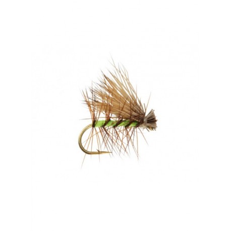 elk hair hair caddis flourescent green