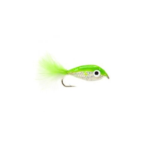 Epoxy Minnow   White & Lime