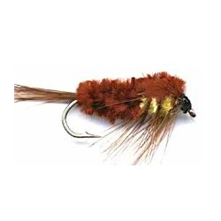 brown yellow montana button