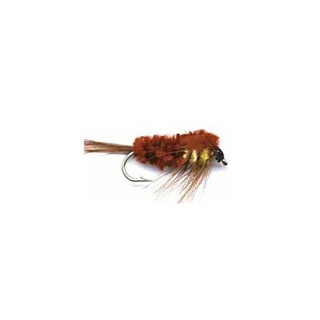 brown yellow montana button