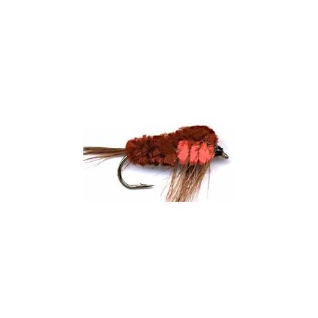 brown ornage montana button