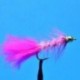 Bead Head Woolly Bugger Pink Krystal Flash