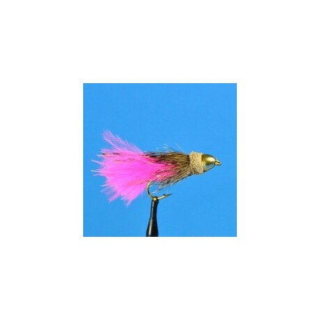 Conehead Marabou Muddler   Pink