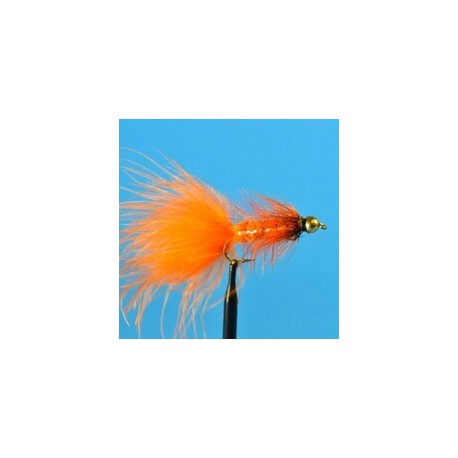 Bead Head Woolly Bugger   Orange