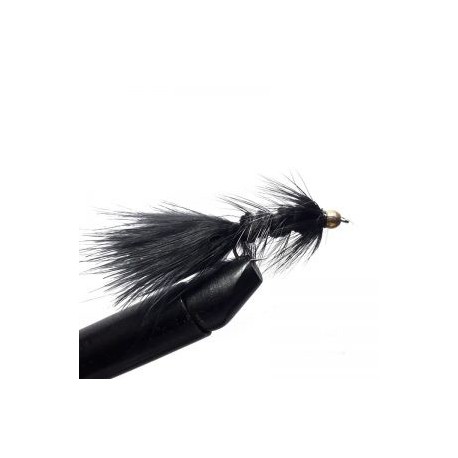 Bh wooly bugger black flash