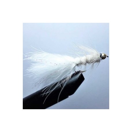 Bh wooly bugger white