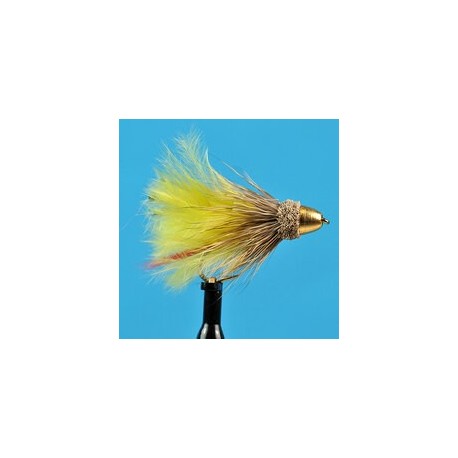 Conehead Marabou Muddler Yellow