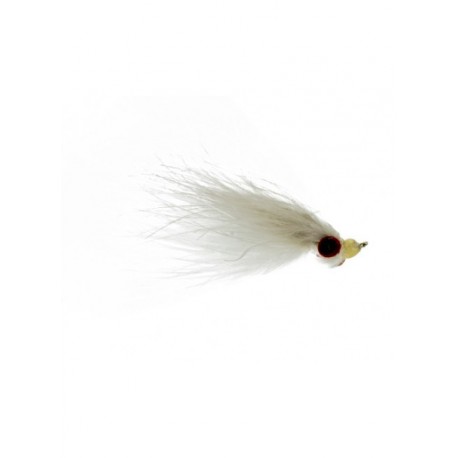 clouser marabou gray white