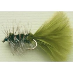 woolly bugger olive grizzly