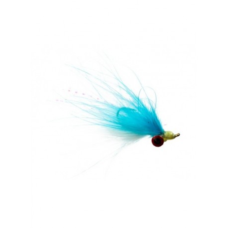 clouser marabou blue white