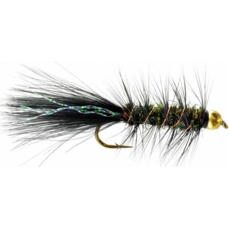 BH Wooly Bugger Peacock Black Tail