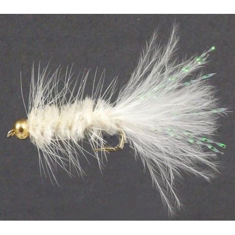 Woolly Bugger White BH