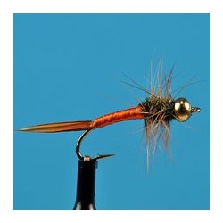 Bead Head Prince Nymph Neon Orange